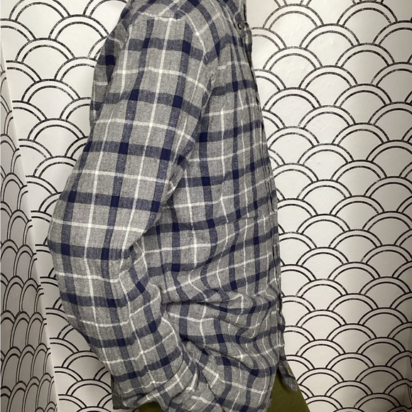 Billy Reid Melange Grid Plaid Wilson Shirt- Size XL - Picture 5 of 15